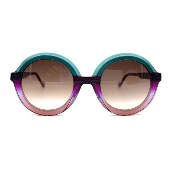 NEW FACE À FACE NOVVA2 2045 GREEN PINK AUTHENTIC SUNGLASSES 51–23–142 - Picture 2 of 5